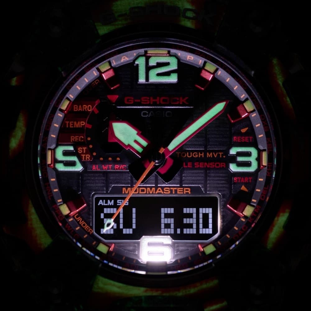 Orologio Casio G-Shock Mudmaster FLARE RED GWG-2040FR-1AER solare radiocontrollato uomo Limited Edition-2b Gioielli