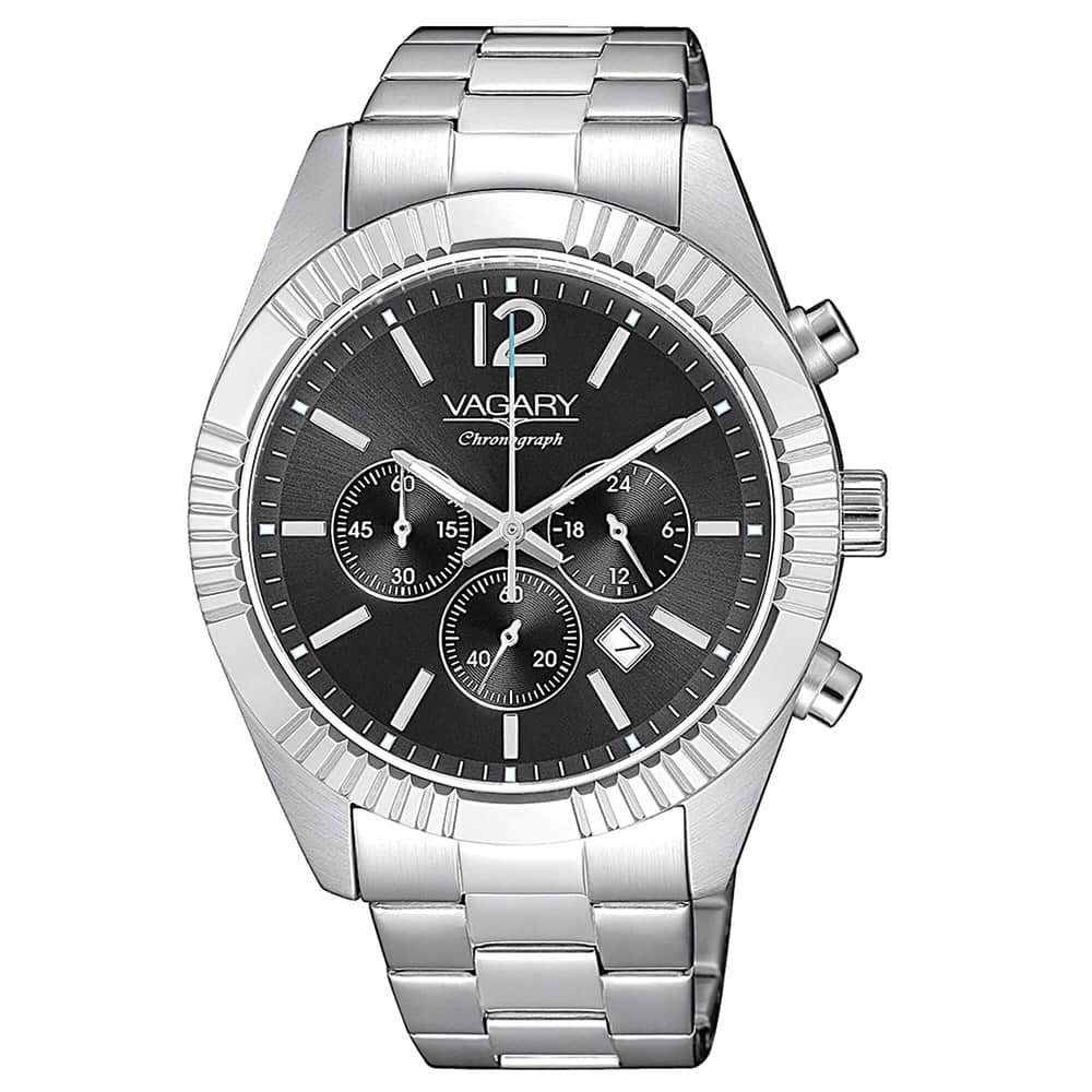 Orologio Vagary by Citizen Timeless IV4-519-51 cronografo uomo 41 mm-2b Gioielli