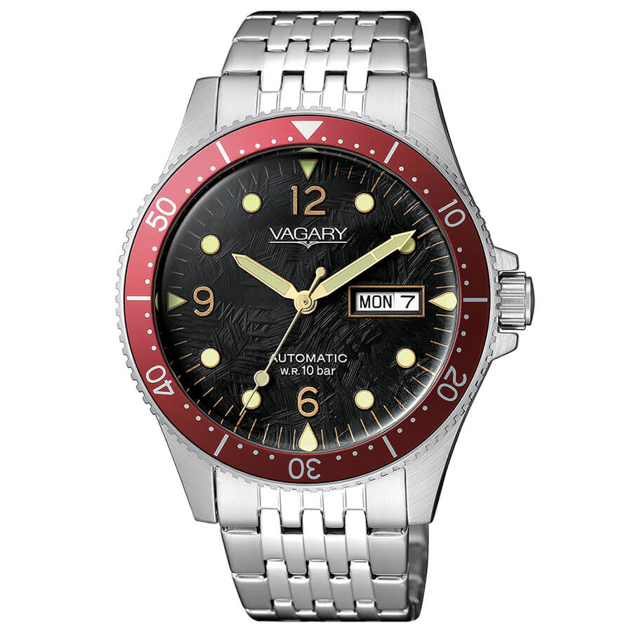 Orologio Vagary by Citizen Gear Matic 101 Aqua IX3-319-55 automatico uomo-2b Gioielli