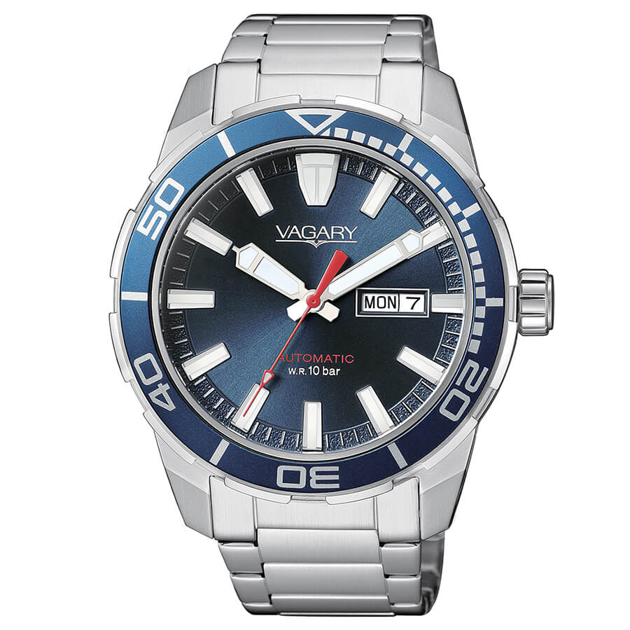 Orologio Vagary by Citizen Gear Matic Aqua IX3-416-71 uomo automatico-2b Gioielli