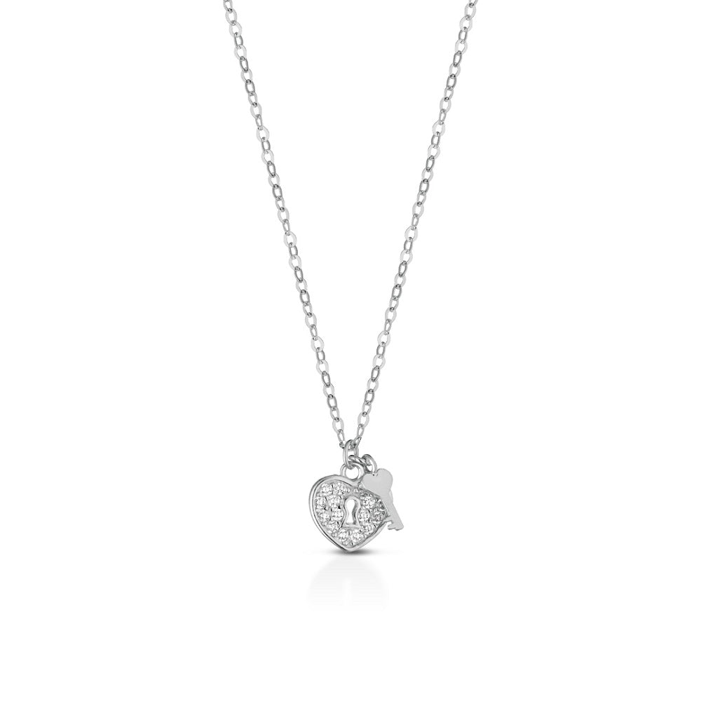 Collana Kulto925 K925-140 argento donna cuore-2b Gioielli