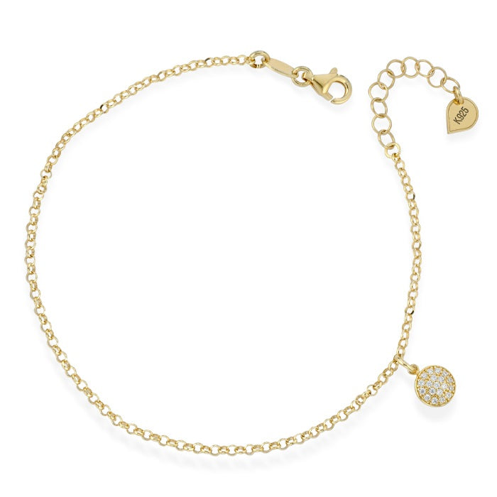Cavigliera Kulto925 KB925-18 argento donna-2b Gioielli