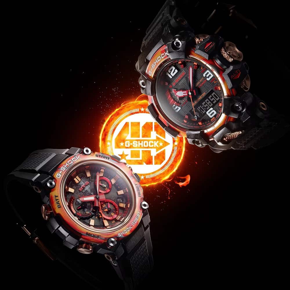 Orologio Casio G-Shock MTG-B3000FR-1AER Flare Red Limited Edition uomo-2b Gioielli