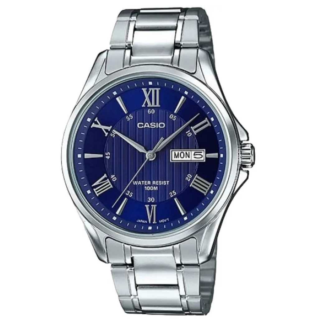 Orologio Casio Collection MTP-1384D-2AVEF uomo blu-2b Gioielli
