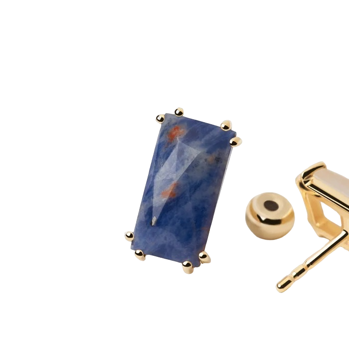 Mono orecchino PdPaola PG01-648-U Maiko sodalite argento donna-2b Gioielli