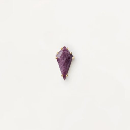 Mono orecchino PdPaola PG01-680-U Akiro charoite argento donna-2b Gioielli
