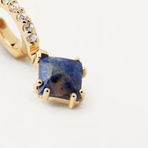 Mono orecchino PdPaola PG01-683-U Fuji sodalite argento donna-2b Gioielli