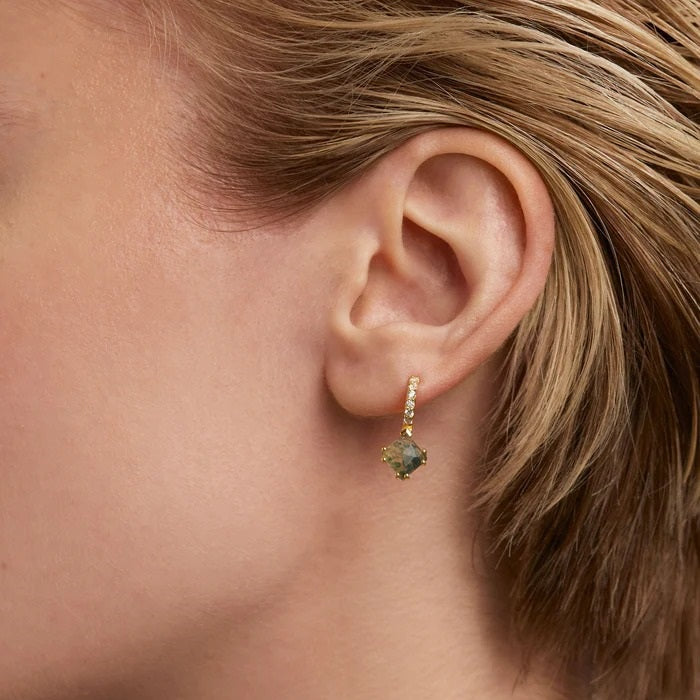Mono orecchino PdPaola PG01-686-U Fuji agata muschiata argento donna-2b Gioielli