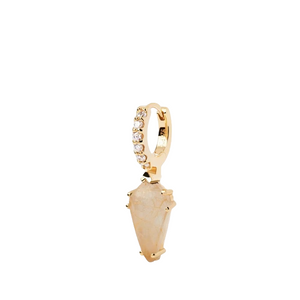 Mono orecchino PdPaola PG01-694-U Naoki quarzo rutilato argento donna-2b Gioielli