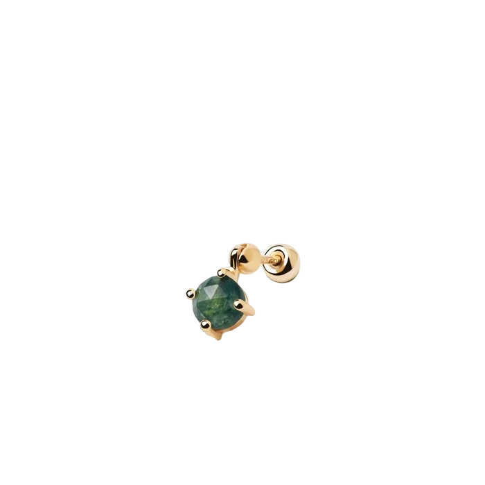 Mono orecchino PdPaola PG01-711-U Kimi agata muschiata argento donna-2b Gioielli