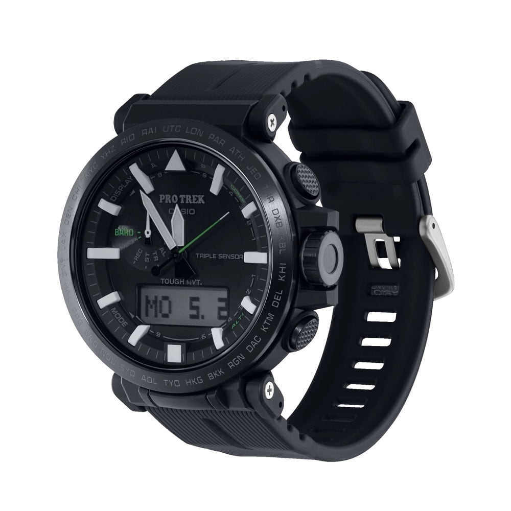 Orologio Casio Pro Trek PRW-6621Y-1ER solare radiocontrollato uomo 52 mm-2b Gioielli