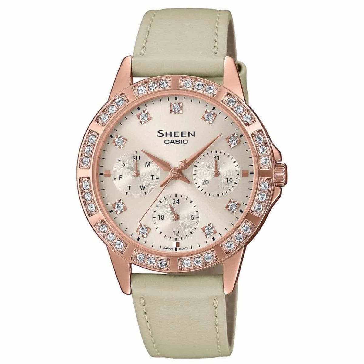 Orologio Casio Sheen SHE-3517PGL-9AUEF donna 35 mm-2b Gioielli