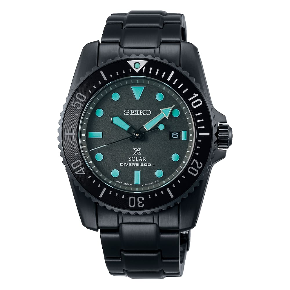 Orologio Seiko Prospex Black Series SNE587P1 Night Vision 1965 Limited Edition-2b Gioielli
