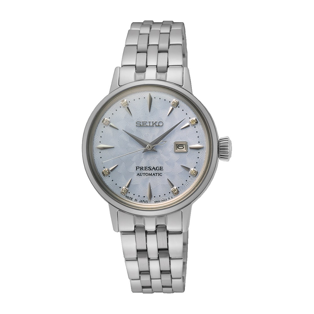 Orologio Seiko Presage Cocktail Skydiving SRE007J1 automatico donna diamanti-2b Gioielli