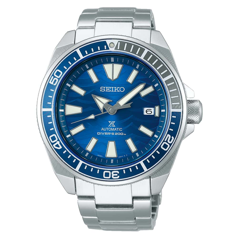 Orologio Seiko PROSPEX SAMURAI Save The Ocean Great White Shark SRPD23K1 Special Edition-2b Gioielli