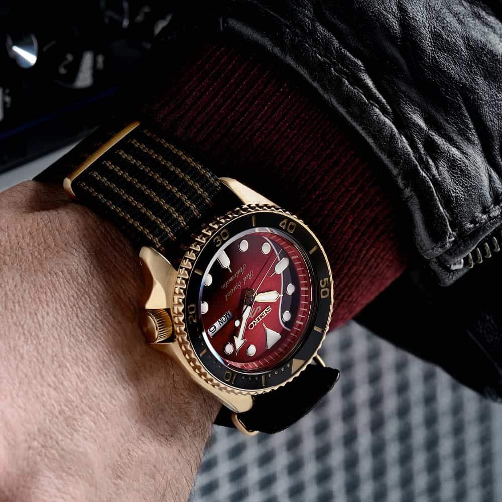 Orologio Seiko 5 Sport SRPH80K1 Brian May Red Special II Limited Edition-2b Gioielli