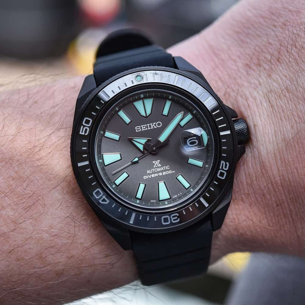 Orologio Seiko Prospex Black Series SRPH97K1 Night Vision Samurai Limited Edition-2b Gioielli