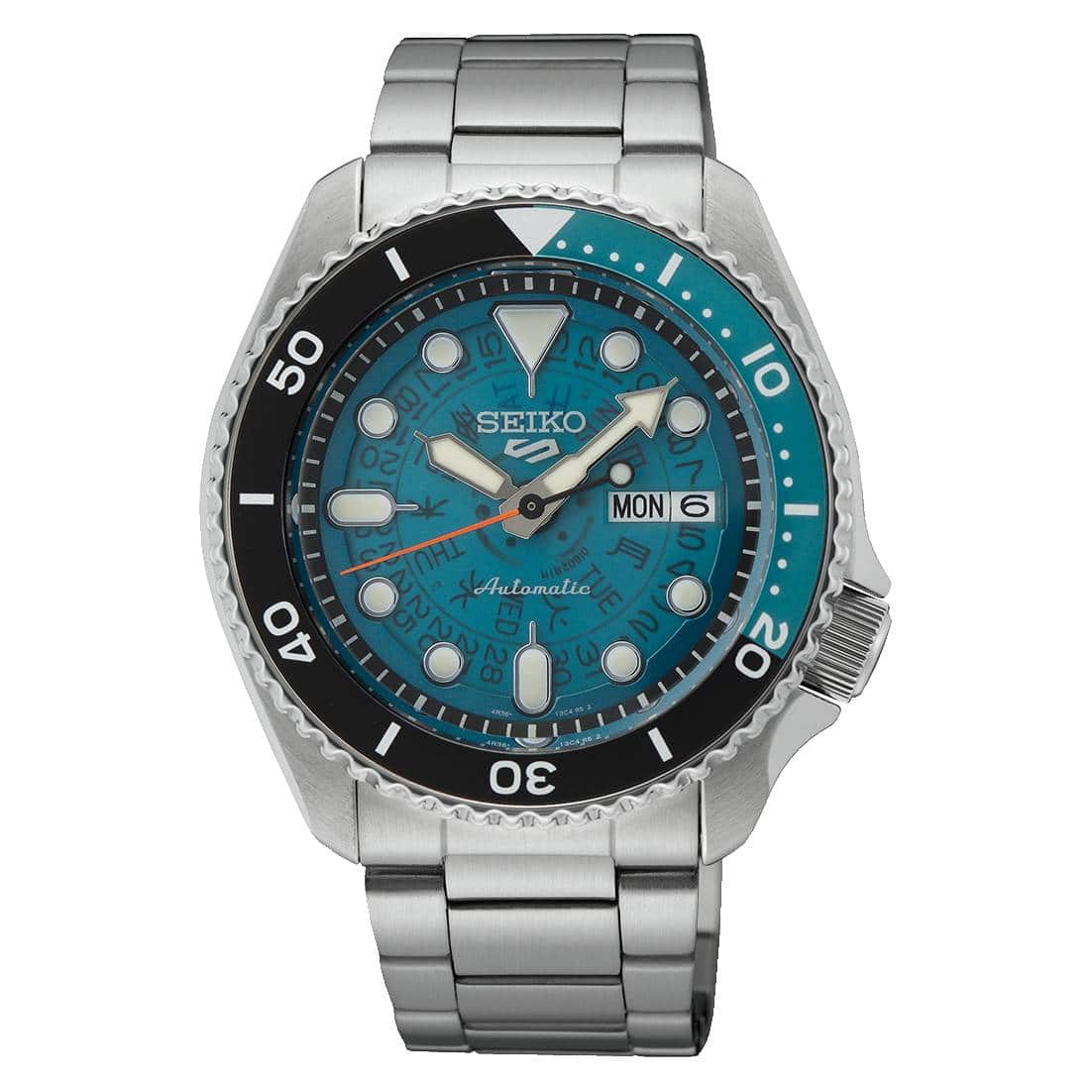 Orologio Seiko 5 Sport SRPJ45K1 Skeleton Time Sonar uomo-2b Gioielli