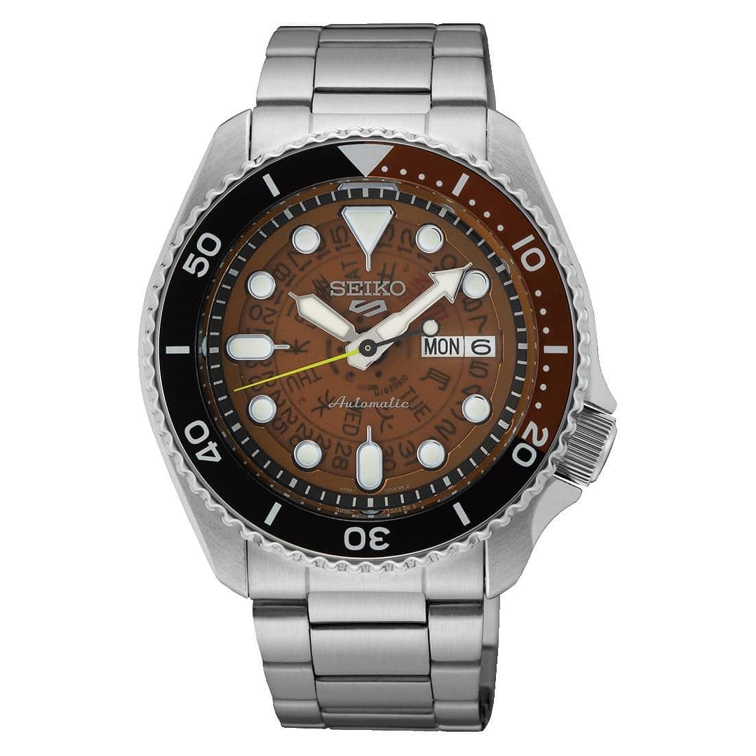 Orologio Seiko 5 Sport SRPJ47K1 Skeleton Time Sonar uomo-2b Gioielli