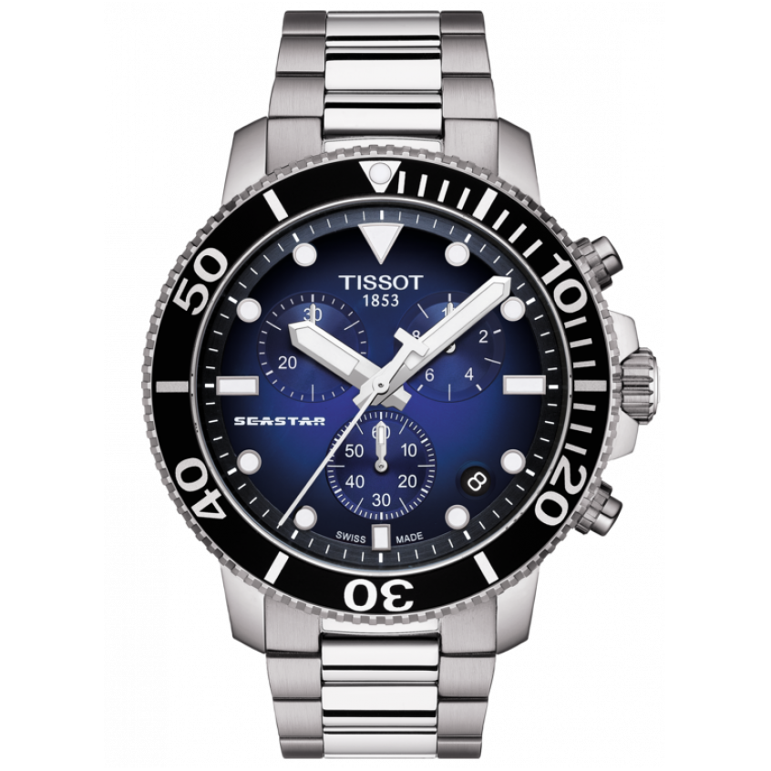 Orologio Tissot Seastar 1000 Chronograph T120.417.11.041.01 uomo 45 mm-2b Gioielli
