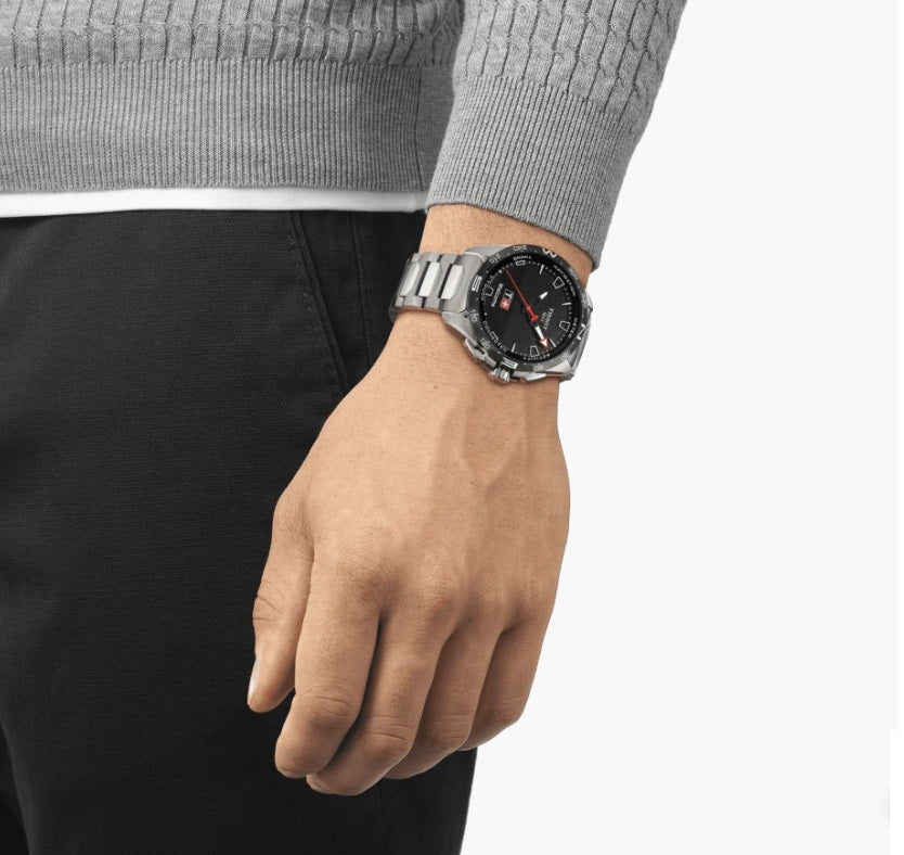 Orologio Tissot T-Touch Connect Solar T121.420.44.051.00 Smartwatch 48 mm-2b Gioielli
