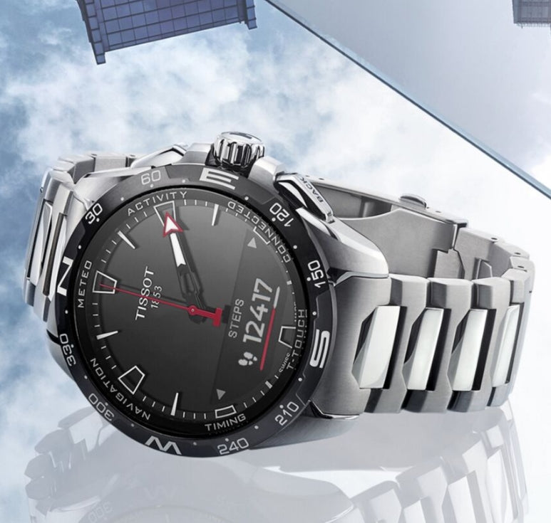 Orologio Tissot T-Touch Connect Solar T121.420.44.051.00 Smartwatch 48 mm-2b Gioielli