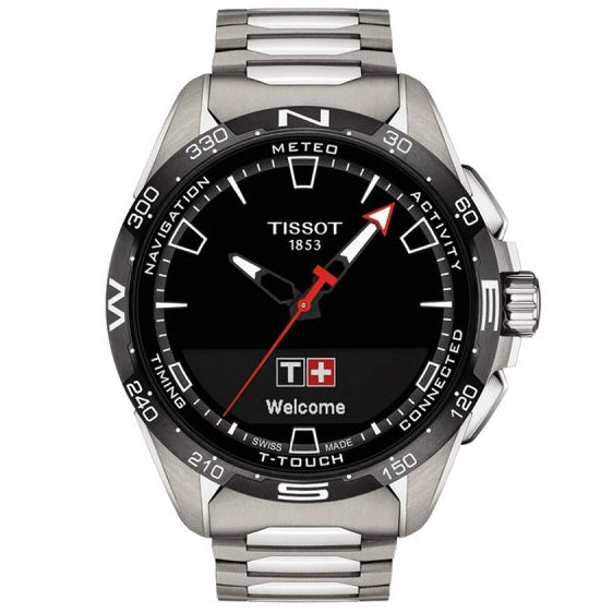 Orologio Tissot T-Touch Connect Solar T121.420.44.051.00 Smartwatch 48 mm-2b Gioielli