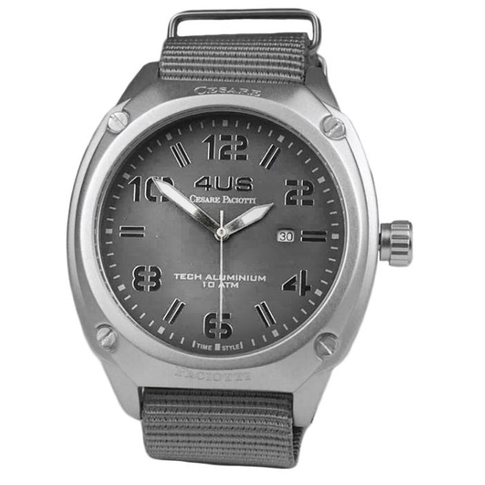Orologio Paciotti 4US Aluminium Cotton Grey T4AL134 uomo 45 mm-2b Gioielli