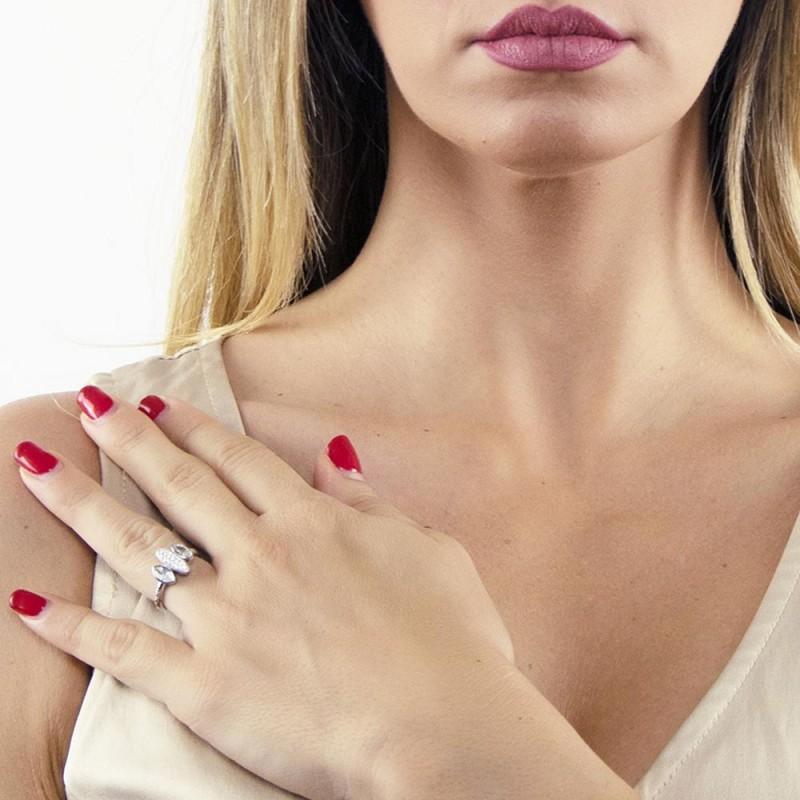 Anello Boccadamo Fili D'Argento AN454 donna-2b Gioielli