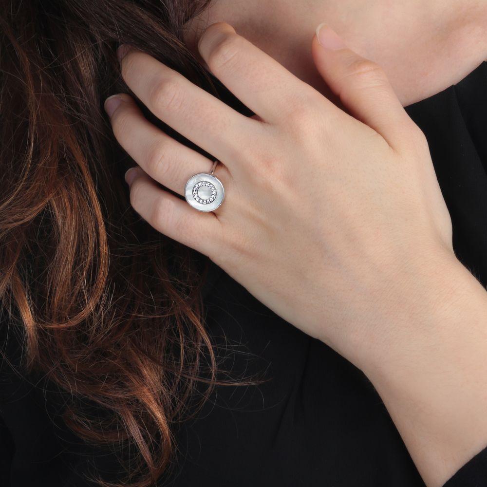 Anello Morellato Perfetta SALX09 14 donna madreperla in argento-2b Gioielli