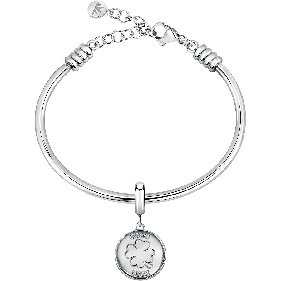Bracciale Morellato Drops SCZ1181 bangle quadrifoglio-2b Gioielli
