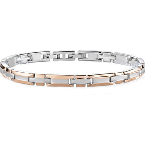 Bracciale Morellato Cross SKR38 uomo pvd oro rosa-2b Gioielli