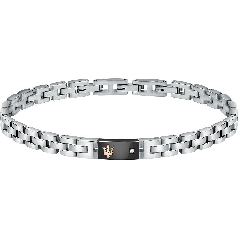 Bracciale Maserati JM221ATY05 uomo diamante-2b Gioielli