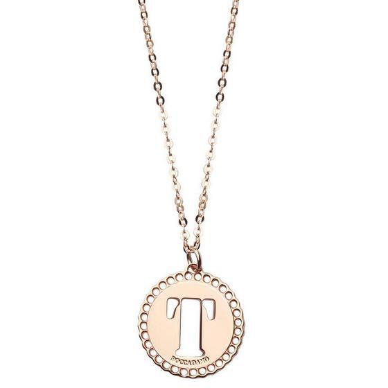 Collana Boccadamo XGR034T lettera "T"-2b Gioielli