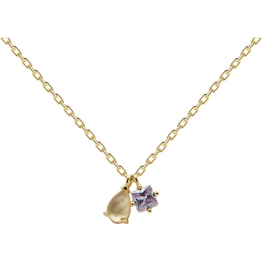 Collana PdPaola CO01-182-U Velours Cavalier Collection argento 925 placcato oro-2b Gioielli