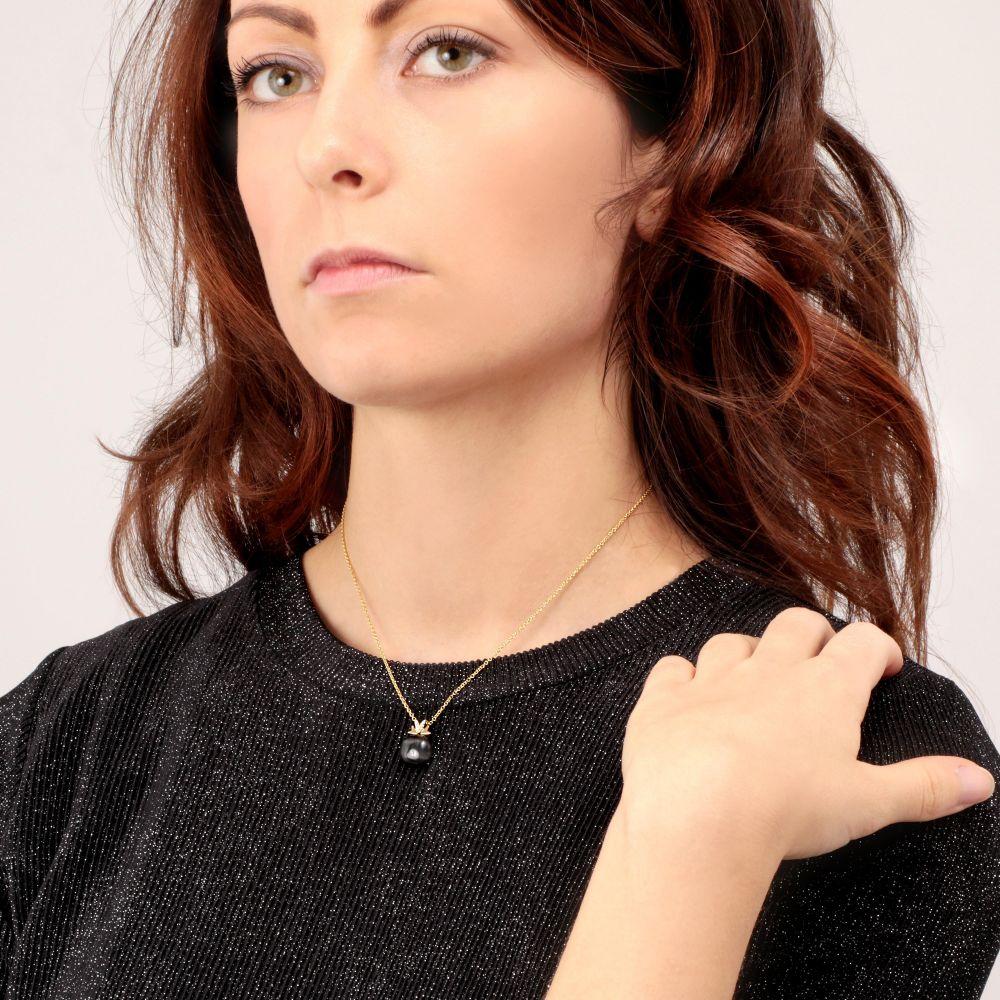 Collana Morellato Gemma SAKK101 donna nero in argento-2b Gioielli