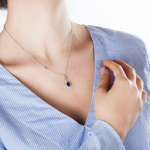 Collana Morellato Tesori SAIW09 donna blu argento-2b Gioielli