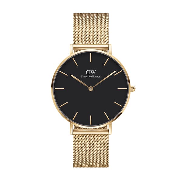 Orologio DW Petite Evergold 36 mm nero/oro DW00100345-2b Gioielli