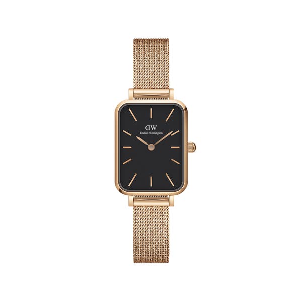 Orologio DW Quadro Pressed Melrose 20x26 mm nero DW00100432-2b Gioielli