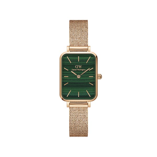 Orologio DW Quadro Pressed Melrose 20x26 mm verde DW00100437-2b Gioielli