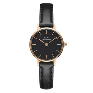 Orologio DW Petite Pressed Sheffield 24mm nero DW00100444-2b Gioielli