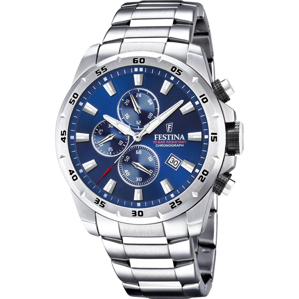 Orologio Festina Timeless F20463/2 uomo 45mm cronografo-2b Gioielli