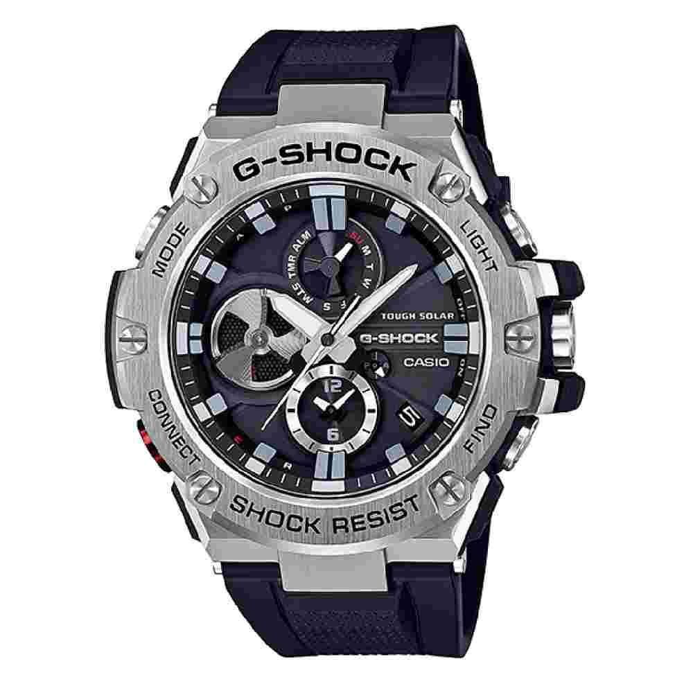 Orologio Casio G-Shock G-Steel GST-B100-1AER bluetooth solare-2b Gioielli