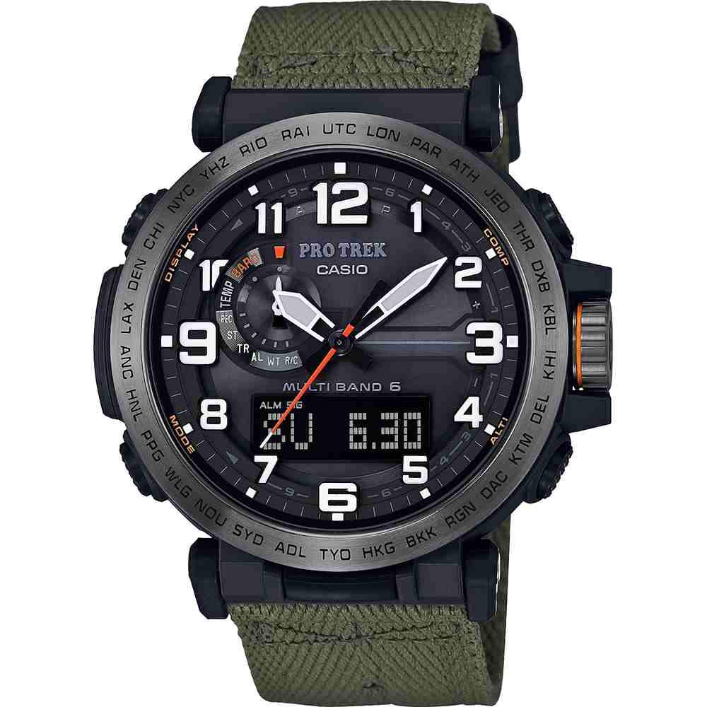 Orologio Casio Pro Trek PRW-6600YB-3ER radiocontrollato solare 52 mm-2b Gioielli