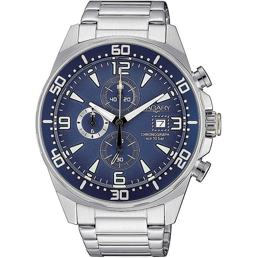 Orologio Vagary by Citizen Aqua39 Crono VA1-013-71 uomo 43 mm-2b Gioielli
