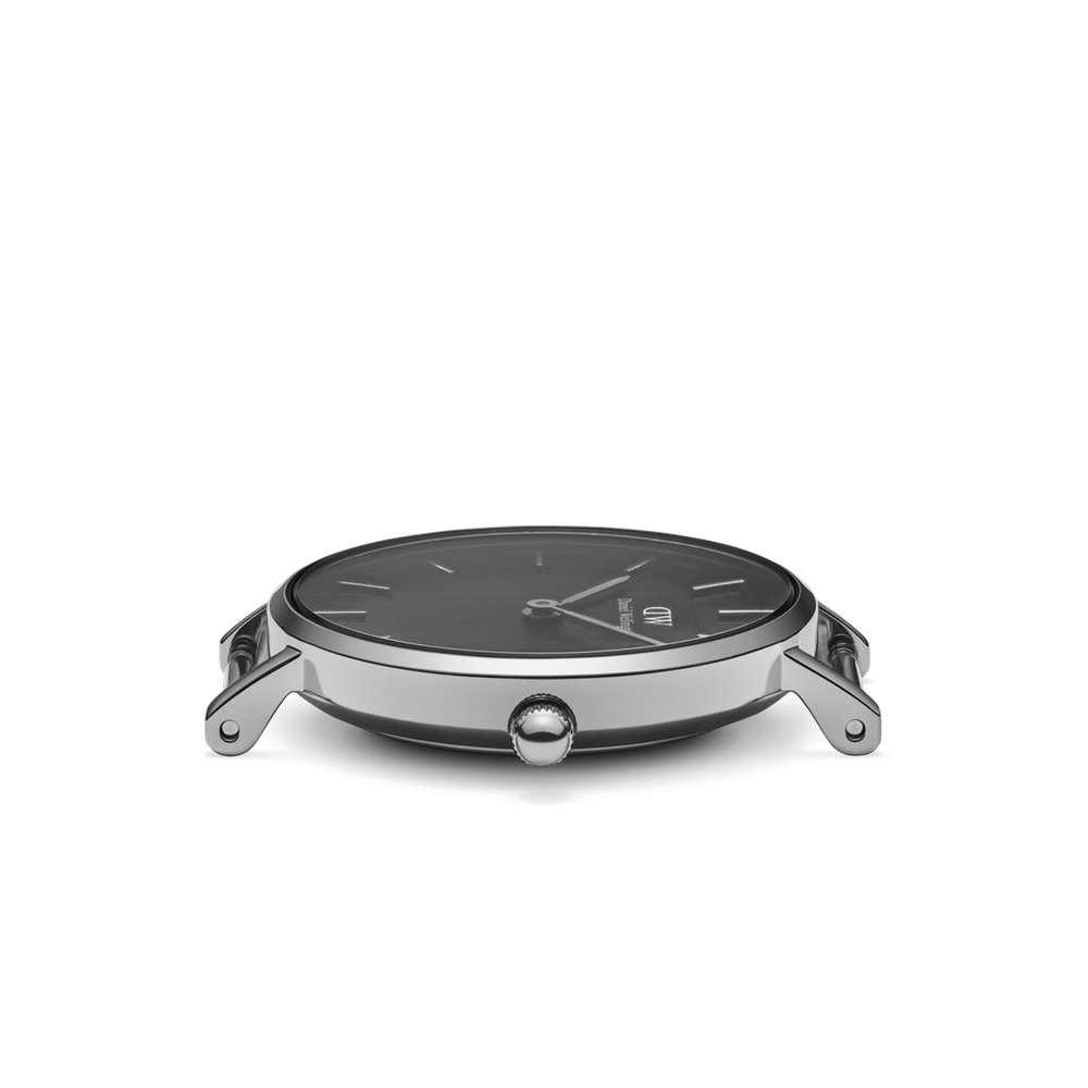 Orologio DW Classic Petite Ashfield 28mm nero silver DW00100246-2b Gioielli