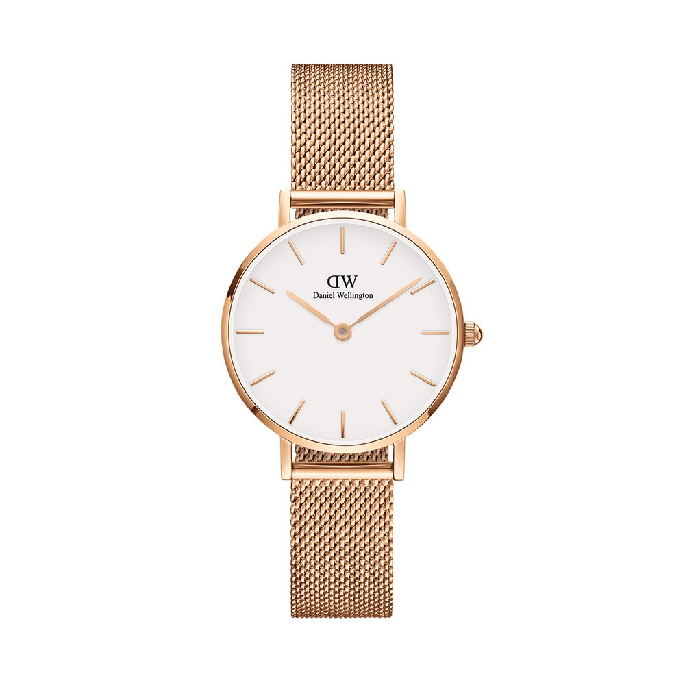 Orologio DW Classic Petite Melrose 28mm bianco DW00100219-2b Gioielli