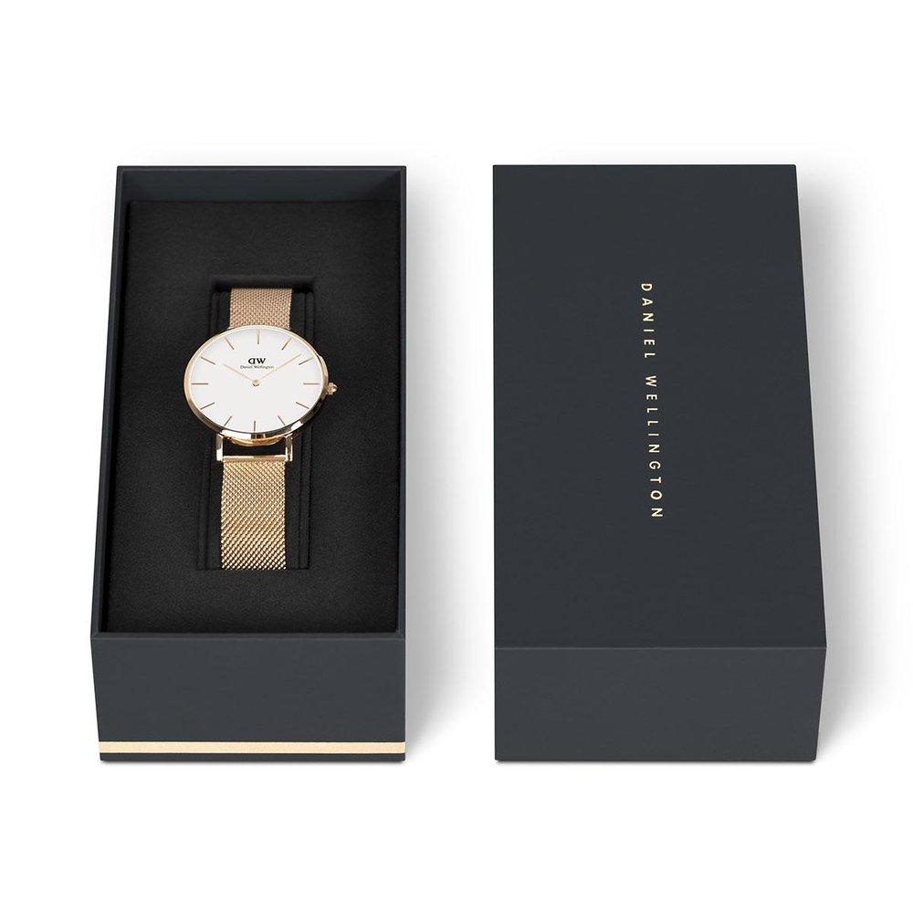 Orologio DW Classic Petite Melrose 32mm bianco DW00100163-2b Gioielli