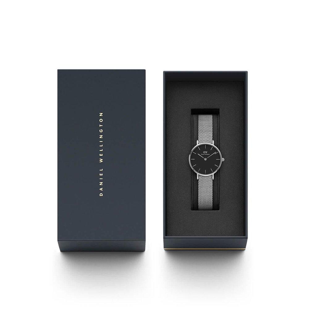 Orologio DW Classic Petite Sterling 28mm nero DW00100218-2b Gioielli