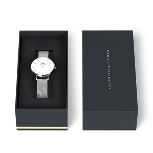 Orologio DW Classic Petite Sterling 32mm bianco DW00100164-2b Gioielli